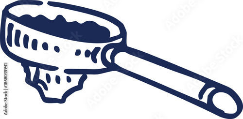 Handdrawn Portafilter Illustration