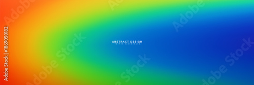 Abstract rainbow gradient with smooth curves and vivid colors, ideal for digital art, banners, and contemporary backgrounds.