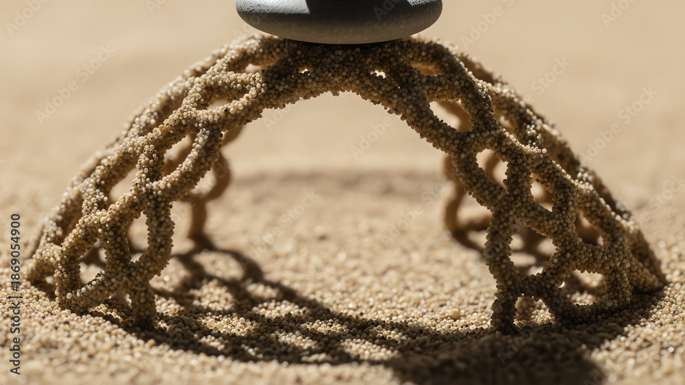 Fototapeta premium Sand Dome Sculpture