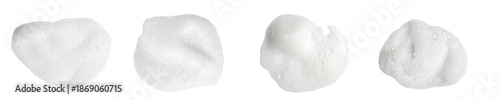 Cuadro en lienzo Single soap bubble on white background