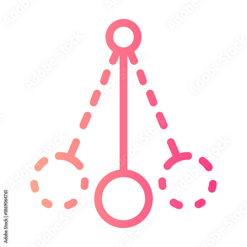 pendulum gradient icon
