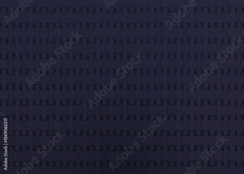Deep Navy Blue Ribbed Fabric Texture with Seamless Repeating Pattern for Abstract Background
