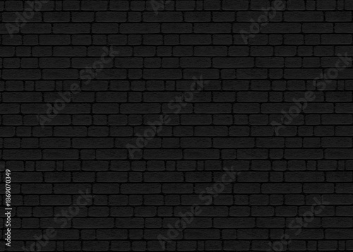 Seamless dark gray brick wall texture, a modern and minimalist background for diverse graphic design projects, architectural visualizations, and digital backdrops