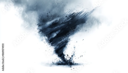 Abstract Tornado Design with Dynamic Movement Effects