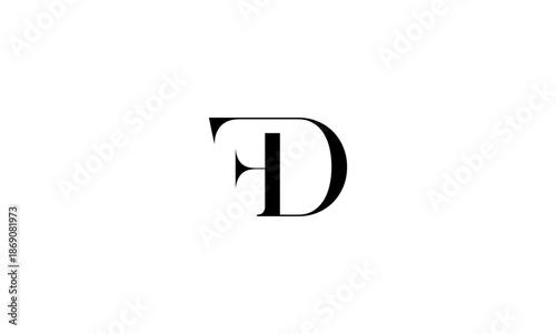 Free Download FD initial letters logo or FD monogram - GFXLoad