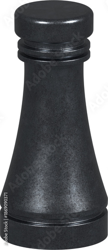 Foto Black Chess Rook Piece