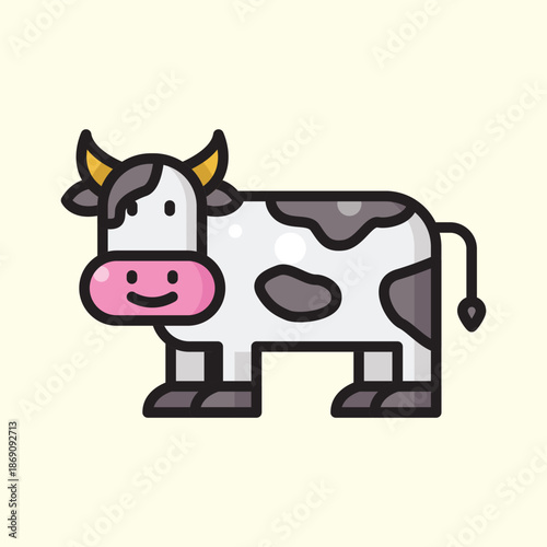 Fill Icon of an cow