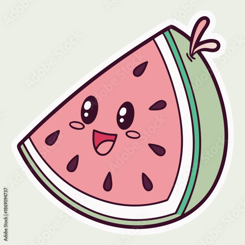 watermelon vector illustration