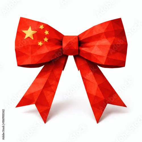 Patriotic Red Ribbon: A cre...