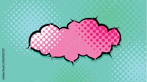 幾何学　抽象的　吹き出し　模様　背景