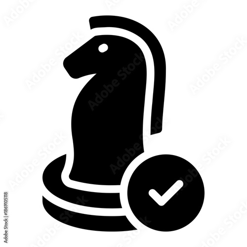 strategy glyph icon