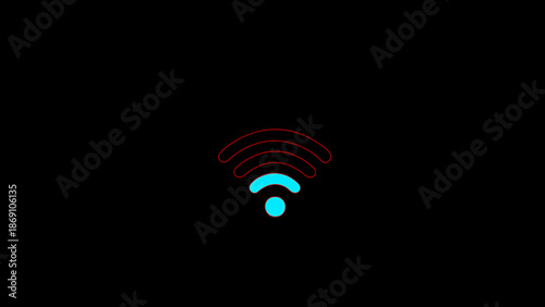 Wi-fi wireless technology vector illustration on isolated background. Network wifi business concept.