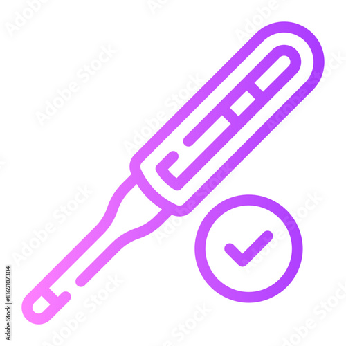thermometer gradient icon