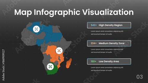 Map Infographic Visualization