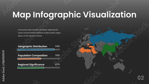 Map Infographic Visualization