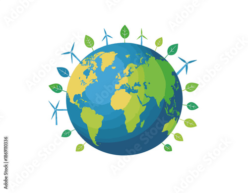 Colorful minimal vector clean energy 