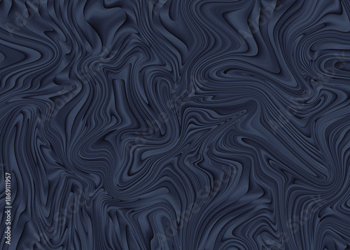 Deep Navy Blue Swirling Marbled Abstract Background with Subtle Texture and Dynamic Flow