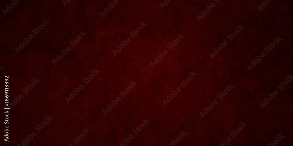 Fototapeta premium Dark red blank wall grunge concrete aged vintage structure studio scratch backdrop background.
