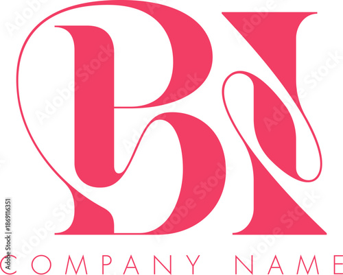Creative Abstract Initial Letter BI Logo Design