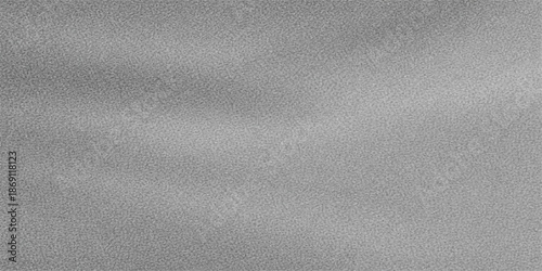 A closeup material design featuring a dark brushed metal texture on a black leather surface with a rough silver aluminum pattern and a grunge grey steel wallpaper background