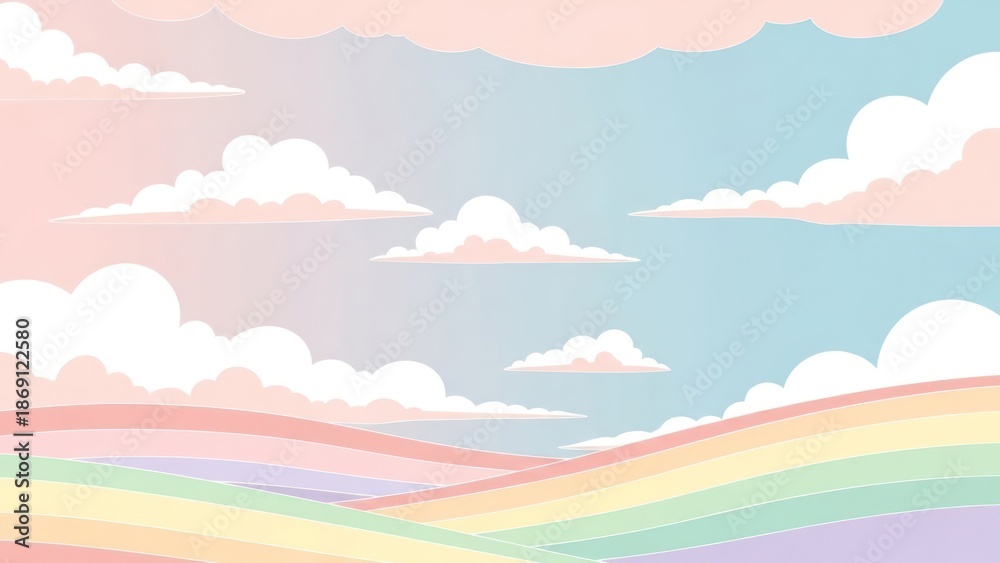 Obraz premium landscape with clouds