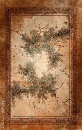 Abstract Textured Background with Rustic Patterns