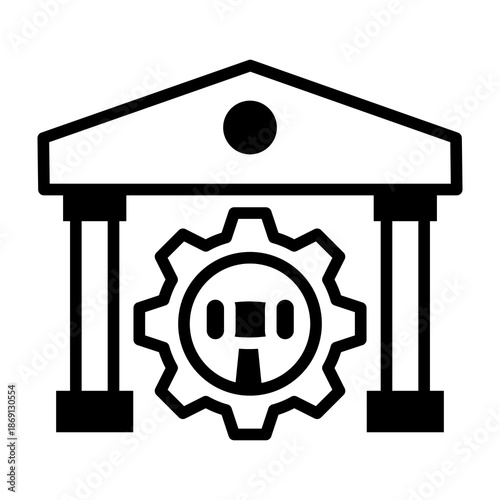 Regulation Icon Mixed Style Vector Illustration