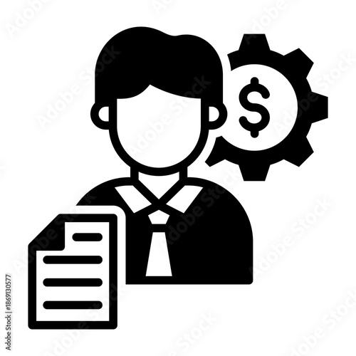 Obligation Icon Mixed Style Vector Illustration