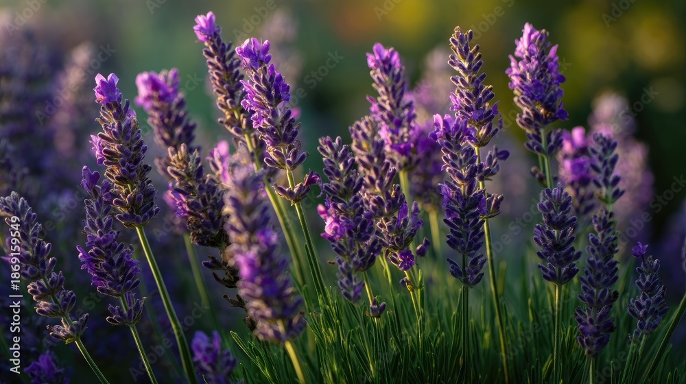 Fototapeta premium Light purple lavender.