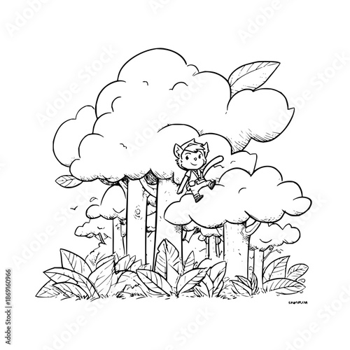 Abstract Dark Void Background, Minimalist