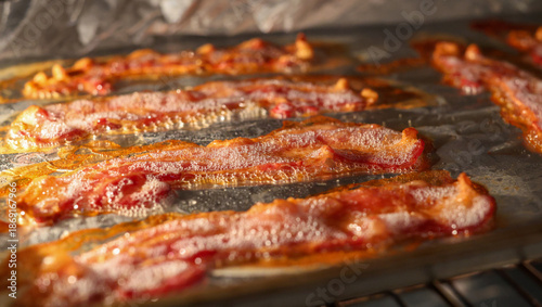 Bacon cooking