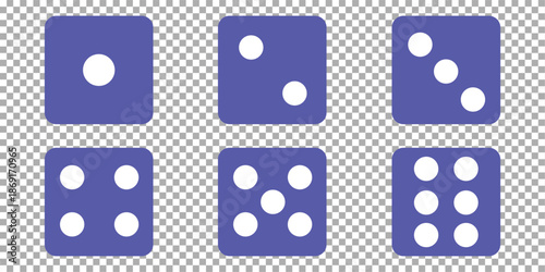 Dices icon flat. Illustration isolated vector sign symbol. Gaming dice. Eps 10.