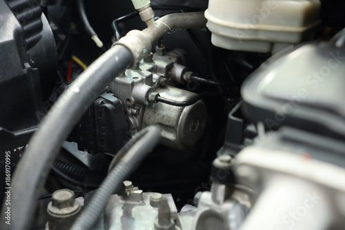 anti-lock braking system (ABS) in a car.	