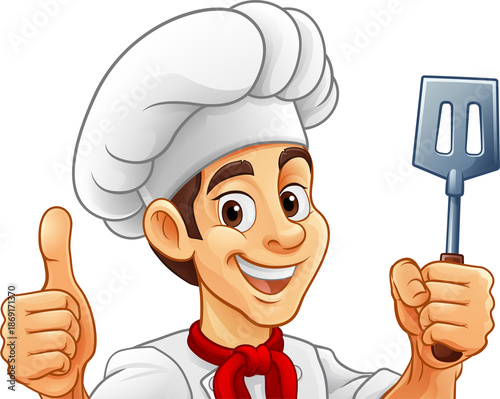 A chef, barbecue cook or ba...