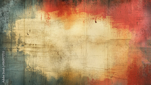 Art grunge colorful textured background. Vector illustration.