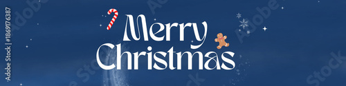 Merry Christmas Banner.