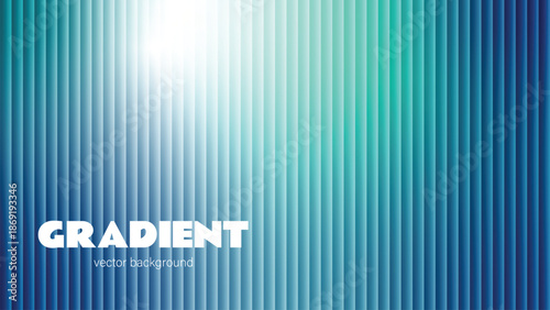 Ripple glass distortion background. Abstract fractal effect ribbed glass texture with vibrant gradients smooth fluted vertical lines. Reeded Bold dynamic design blending futuristic tones vector bg