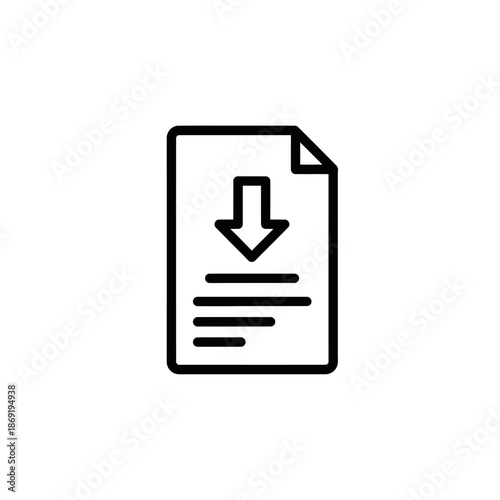 Close-up of a Microsoft Word Document Icon on a White Background