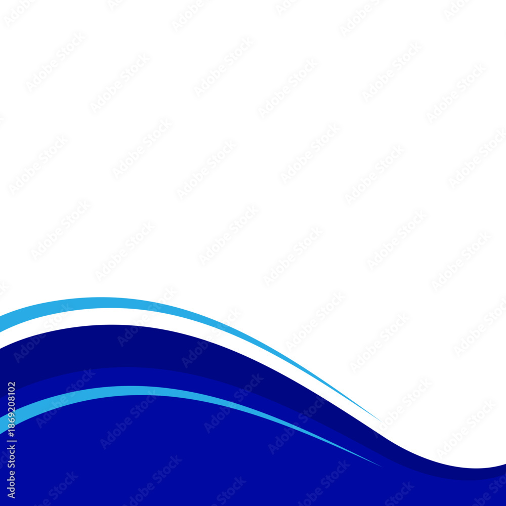 Obraz premium Business Footer With Line Decoration