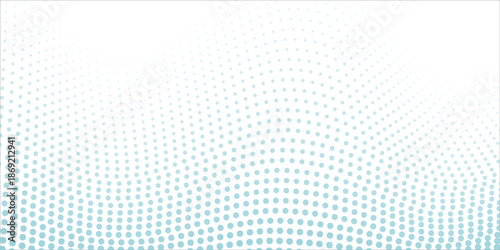Transparent Vector Gradient Blue Color Halftone Background Staggered Dots Pattern modern dotted