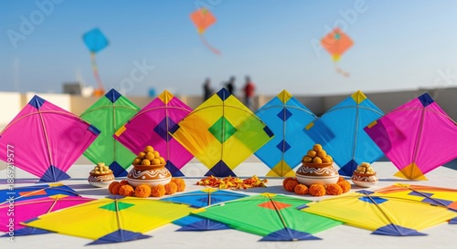 Celebrating Makar Sankranti with Colorful Kites and Delicious Sweets © Niks Ads