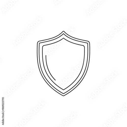 Free Download Close-up of Shield Emblem with Intricate Outline for Security and Protection Concepts - GFXLoad