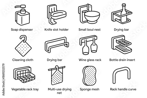 Net vector clip icon dish vegetable sponge rack glass soap bar