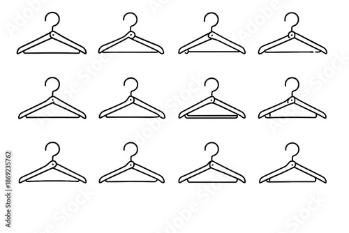 Hinge folding vector crease hanger icon icons slim span hook shoulder point