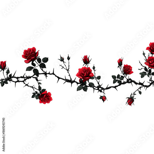 background with flowers and birds