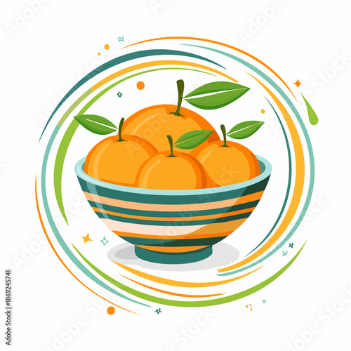 Oranges in bowl fresh fruit healthy snack nyepi day.