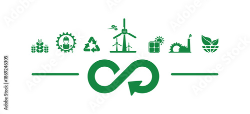 circular economy icons