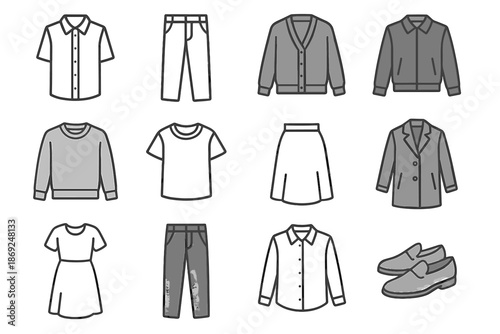 Olive skirt light icon vector color top white icons dress cream tan