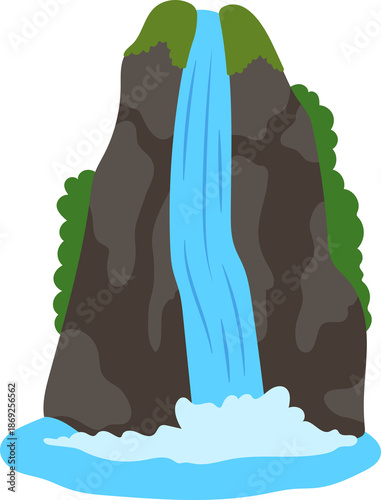 Waterfall Illustration