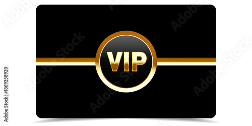 VIP gold card. Luxury texture template design. Vip ticket on black background for invitation, club, award, casino, certificate. Golden exclusive premium card.